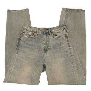 American Eagle Women’s Light Wash Baggy Jeans